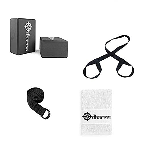Kit Acessórios Props Yoga E Pilates Black