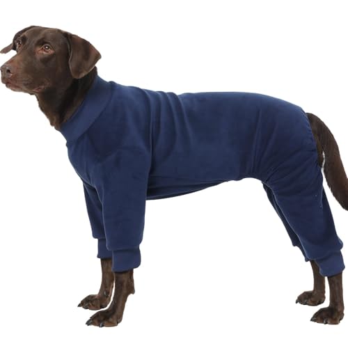 IKIPUKO Dog Pajamas Large Breed Winter Dog Coat Soft Cozy Onesie Cold Weather Warm Pet Jumpsuit Cozy...