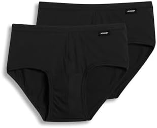 Jockey Elance Poco Brief- 2 Pack - 100% Cotton Underwear for Men