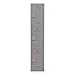 Bradley - LK1218723HV-200 - Gray Wardrobe Locker, (1) Wide, (3) Tier Openings: 3, 12 in W X 18 in D X 72 in H