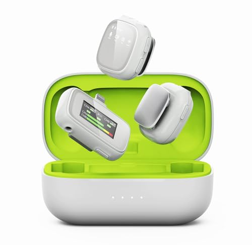 Micro Cravate Sans Fil, Gimpro MS1X(C) 2.4GHz[TYPE-C&USB]Microphone Cravate Pour Téléphone