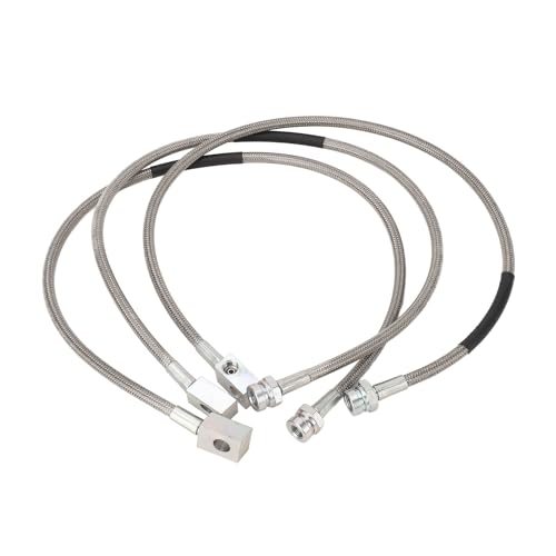 Kit de manguera de freno inoxidable de máxima resistencia para Jeep TJ YJ Cherokee XJ 89715 4