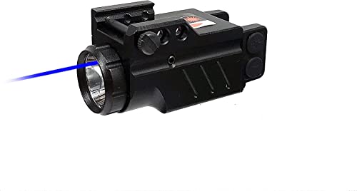 Hilight Enforcer Series Tactical Led Flashlight And Green Laser Sight Or Blue Laser Sight | Green Or Blue Dot Sight For Pistol │ Airsoft Gun Lasers │ Weaver Or Picatinny Rail #TOP1