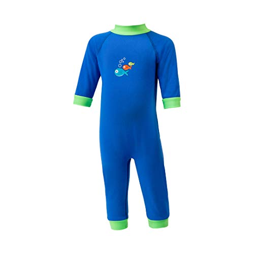 Warmsuit - Fleece Lined Warm Baby Swimming Swimsuit/Costume with 50+ UV Protection.