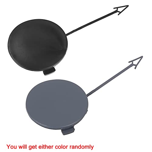 X AUTOHAUX Auto Vorne Stoßstange Abschlepphaken Abdeckkappe 8E0807241C Schwarz für Audi A4 2.0L L4 - Gas 2005-2009 1 Stück