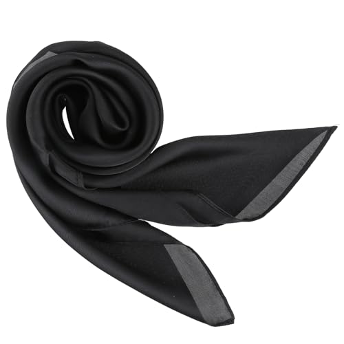 27.5'' Large Satin Head Scarf Silk Like Square Scarf Fashion Bandana for Hair Wrapping at Night Headband for Women