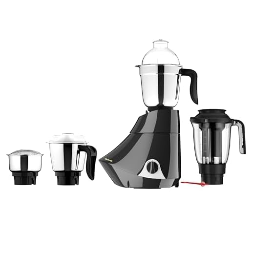 Butterfly Smart Mixer Grinder, 750W, 4 Jars (Grey)