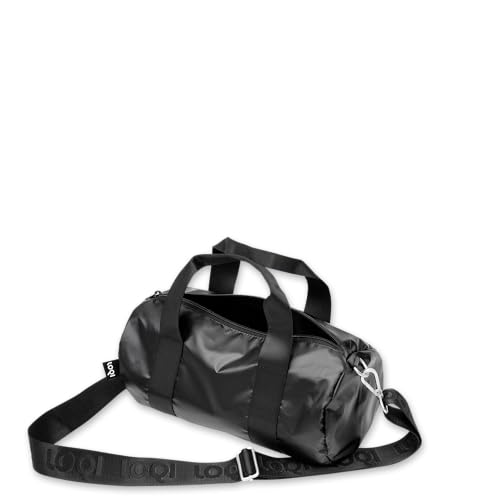 Sac weekender noir métallisé de taille moyenne idéal pour vos voyages