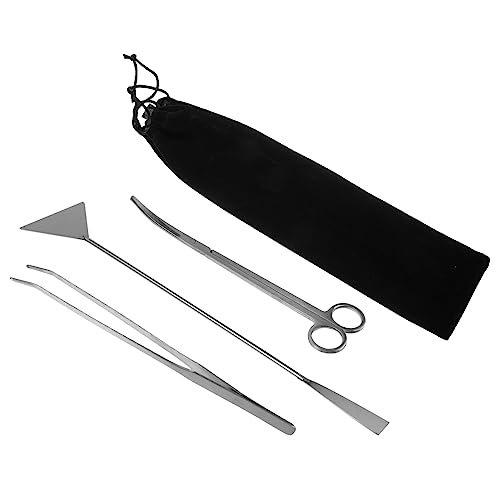 Gadpiparty 4個 水槽掃除道具 磁気窓 ーナー 水族館スクレーパー プール グラウトブラシ パラ 電気スクラバー ネット 水槽フィルター 水槽の装飾品 水草道具 真空 ステンレス鋼