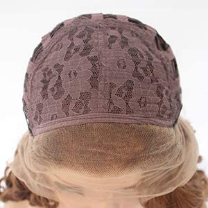 Ebingoo Brown Lace Front Wig For Women Honey Blonde Wig Light Long Curly Brown Synthetic Wig Caramel Hair Wig For Women Girls Daily Wear #TOP4