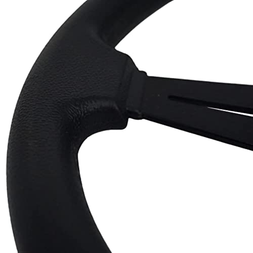 Yehicy 5125D 13.8 Inch Auto Racing Steering Wheel Flat Drifting 6 Bolts Car Sport Steering Wheel Pu Leather And Aluminum Spokes thumb #5