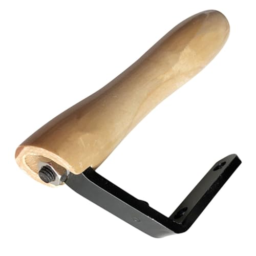 Cabilock Steam Iron Handle Replacement Wood Grip Design for Boiler Steam Irons Comfortable and Easy to Install Ironing Accessory