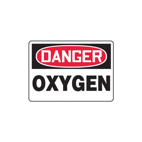 Panneau Danger Oxygen Accuform en Aluma-Lite MCHL170XL 25x35 cm