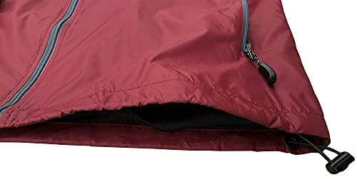 Men’s Colorful Hooded Windbreaker Sweatsuit Meshed Lined Nylon Water Repellent GYM Outfit3