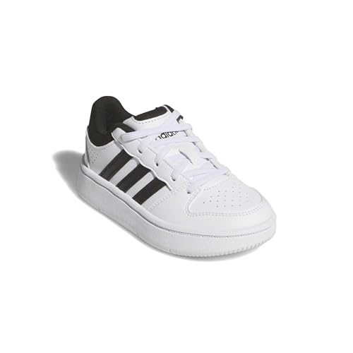 adidas Unisex-Kids Hoops Classic El C, White/Black/Orbit Grey, 2 - image 5
