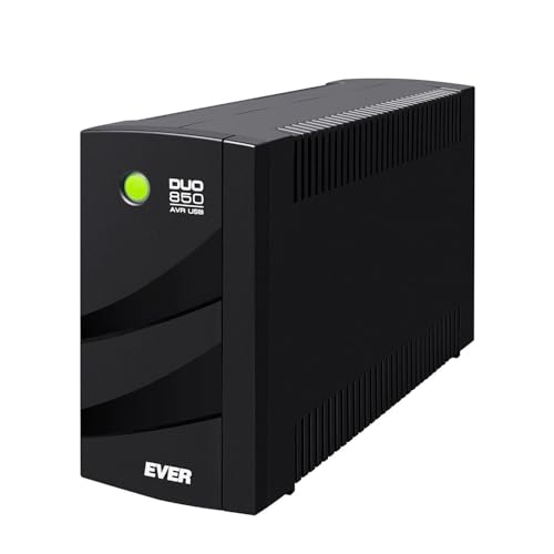 Ever Duo 850 AVR USB Interactivité de Ligne 850 VA 550 W 6 Sortie(s) CA