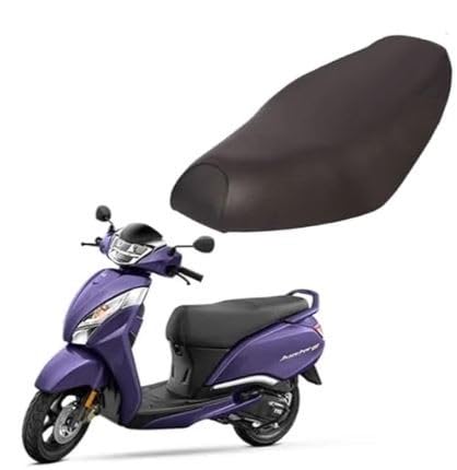 Jupiter 125 Scooty Seat Cover for Jupiter 125, PU Leather Waterproof, Black, Protects from Rust and Dust-image-16