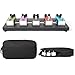 ZUXOCY Guitar Effect Pedalboard with Carrying Bag Aluminum Alloy Effect Pedal Plate Portable Large Guitar Pedal Board Enduring