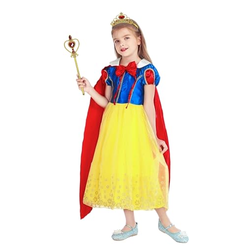 Vestido de Princesa Amarillo para Niñas 4-5 Años miniatura 4