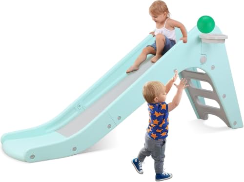 Toddler Indoor Slide, Foldable Baby Climber Playset with...