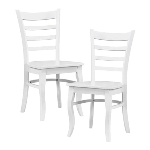 Silla Comedor Madera 1 Pieza Blanco