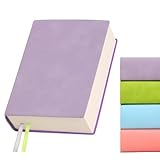 DreamDove Thick Blank Journal Notebook 720 Pages 3.9 × 5.5 No Lines Soft Leather Pocket Blank Notebook for Women Drawing Book Memo Writing Sketch Diary Notebook (Purple Blank Notebook)