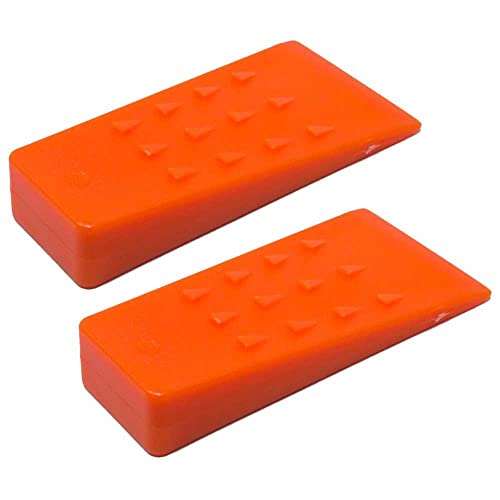 LEFITPA 2 Pack Replacement Felling Wedge for Husqvarna 531309656 Chainsaw Plastic Wood Splitt Tree Cutting Logging Tool (5-1/2" Hight)