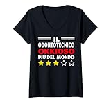 Photo Gallery donna odontotecnico okkioso regalo odontotecnico divertente maglietta con collo a v Photo Gallery donna odontotecnico okkioso regalo odontotecnico divertente maglietta con collo a v
