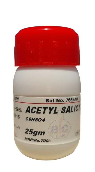 ACETYL SALICYLIC ACID - 25gm (B08WK16B8V) Amazon Price History, Amazon Price Tracker