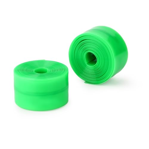 2pcs Bike Tire Liner, Green Bike Tire Liners Inner Tube Flat Protectors Compatible with 12