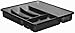 Rotho Basic Besteckkasten mit 6 Fächern, Kunststoff (PP) BPA-frei, anthrazit, (39,0 x 32,0 x 6,0 cm)