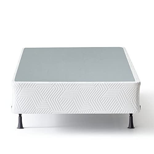 Lucid 6 Inch Memory Foam Bamboo Charcoal Infused Mattress And High-Profile 9 Inch Steel Foldable Twin Xl Box Spring Foundation With Center Support Bolts #TOP2