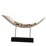 Décor : design sculpté, délicat et réaliste. éléphant miniature porte-