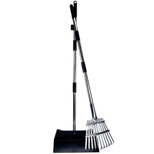 Bodhi Dog Metal Heavy Duty Dog Pooper Scooper for Large  Small Dogs  Stainless Steel Long Handle Dog Poop Scoop Metal Tray  Rake Set  Chicken Pooper Scooper  Great for Grass Street Gravel  Cucciolini Doodles Bodhi dog metal heavy duty dog pooper scooper for large  small dogs  stainless steel long handle dog poop scoop metal tray  rake set  chicken pooper scooper  great for grass street gravel   cucciolini doodles