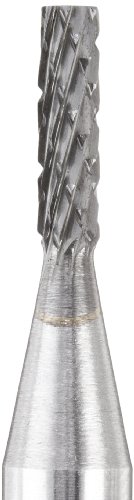 Image of Drill America SA-11 Carbide Burr /Rotary File Cylindrical Double Cut for Die Grinder 1 /8 inch Dia. x 1 /2 inch Cut Length with 1 /4 inch Shank and 2 inch Overall Length, DUL Series
