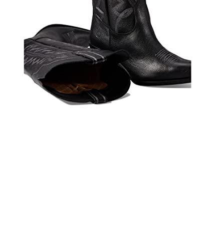 Image of Dingo Womens High Cotton Embroidery Snip Toe Casual Boots Knee High Mid Heel 2-3 inch