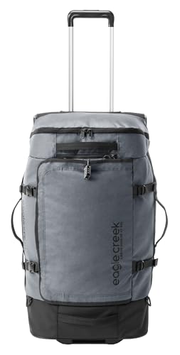 Eagle Creek Cargo Hauler XT Wheeled Duffel - Wheeled Backpack Duffel - Deployable Backpack Straps - Lockable U-Lid & Easy Access Compartment - 29" - Charcoal2
