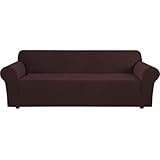 High Stretch Sofa Cover 1 Piece Couch Covers Lounge Covers Sofa Slipcover with Elastic Bottom for Living Room, Spandex Lycra Jacquard Sofa Slipcover Small Checks(XL Sofa 88