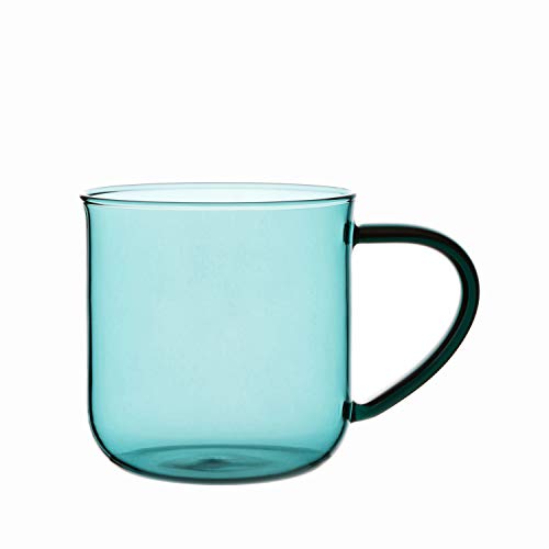 Taza de Vidrio VIVA Minima Eva Azul 14 oz miniatura 1