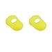 Xiaoyztan Guitar Fingertip Protectors,Small Size Rubber Silicone Finger Tips Protector Guard,Finger Pads Grips Anti-Slip Finger Protection Covers Caps for Guitar Bass Sewing,Yellow,Pack of 30