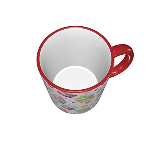 ZHONGHAO Tazas, Postre Cerámica Tazas De Café, Taza Divertida-11 Oz-330 Ml - Imagen 6