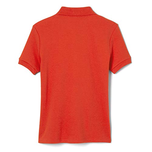 Image of French Toast Girls' Short Sleeve Picot Collar Polo School Uniform Shirt (Standard and Plus)