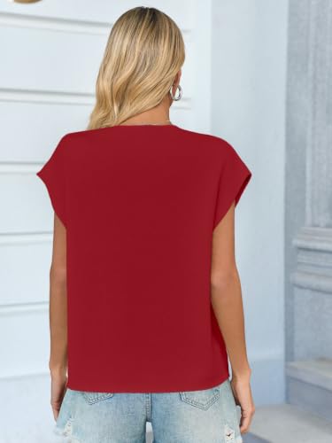 Image of GREAIDEA Womens Sweater Vest Cap Sleeve Business Casual Tops Work Shirts