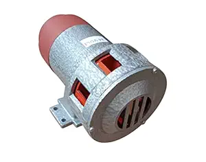 Hanutech Heavy Duty 24v DC (10amp Power) Industrial Siren 1 KM | Tower Alarm 24v DC Screw Wind Motor Industrial Hooter Sound Range 1KM (No Inbuilt Battery Backup)