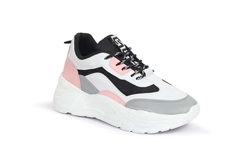 Image of JEMPA Lightweight Breathable Casual Sports Shoes with Cushioned Sole for Girls (SNE-02)