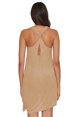 Image of BECCA Breezy Basics Cascade Ruffle Dress