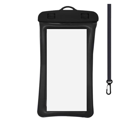 Étui de téléphone étanche flottant noir pour éviter de couler