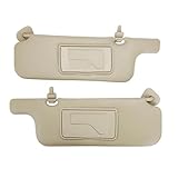 OTNQFUXI 2PCS Car Sun Visor for Toyota Corolla 2001-2004 2005 2006 2007 Makeup Mirror Sun Shielding Board Inner Front Windscreen Sunvisor 2Pcs-1Set