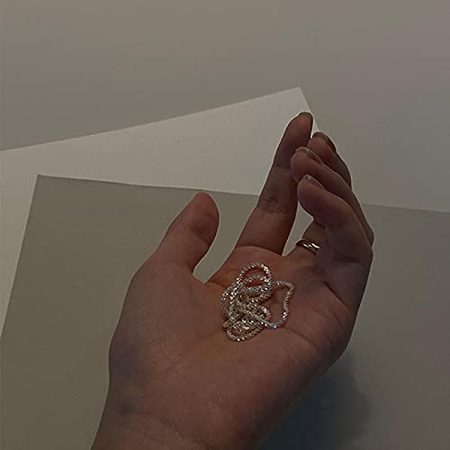 925 Sterling Silver Sparkling Clavicle Chain Choker Necklace For Women Jewelry Wedding Party Birthday Gift - Image 5