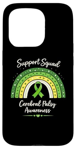 Support Squad Boho Rainbow CP Awareness �O���[�����{�� �X�}�z�P�[�X iPhone 15 Pro �p